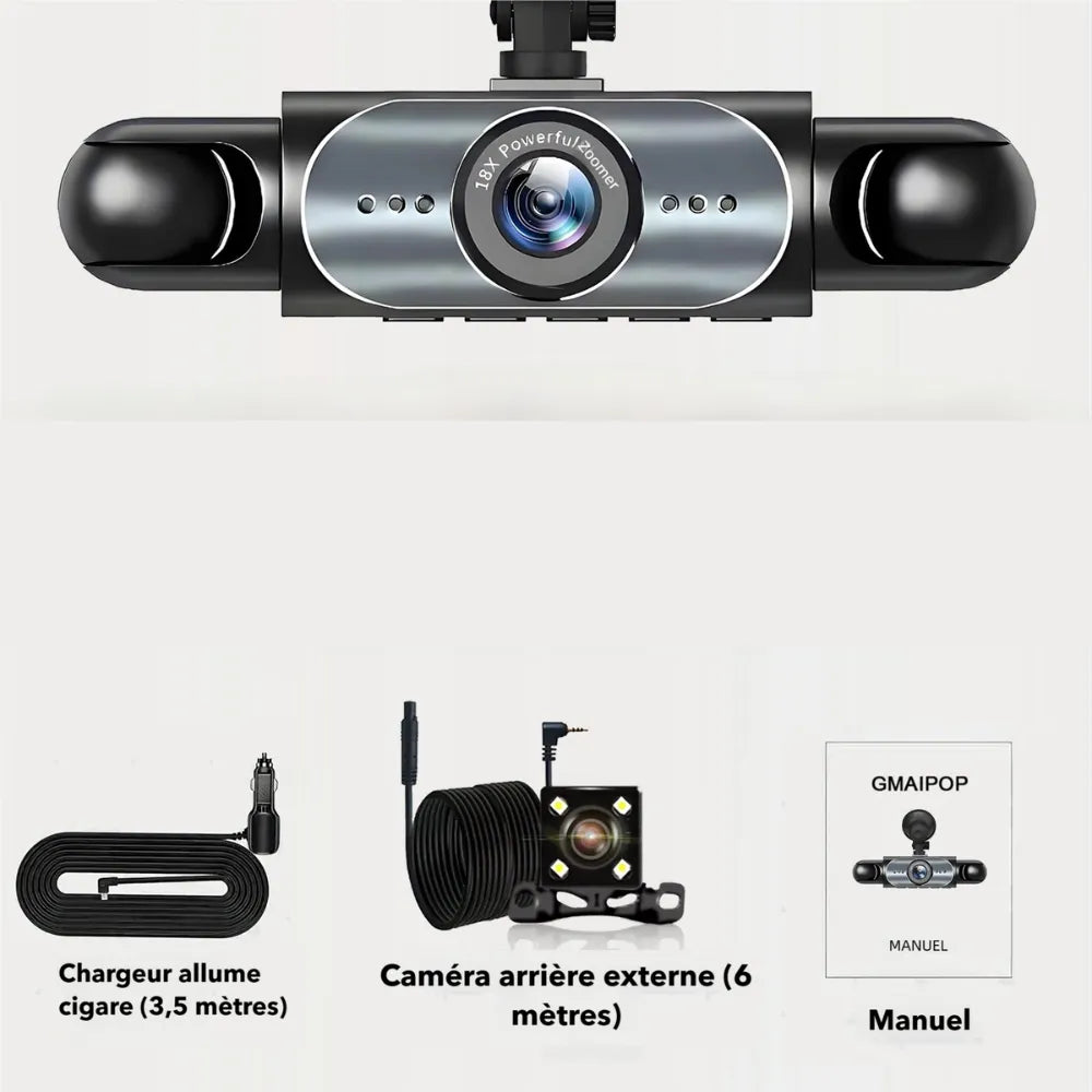 Driveonix Caméra Panorama 360 – Mode Parking