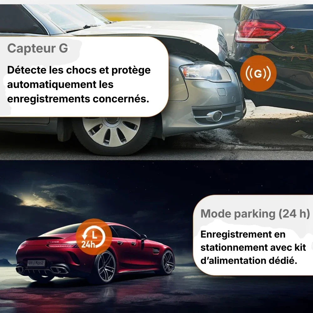 Driveonix Caméra Prestige - Système 4 caméras Wi-Fi