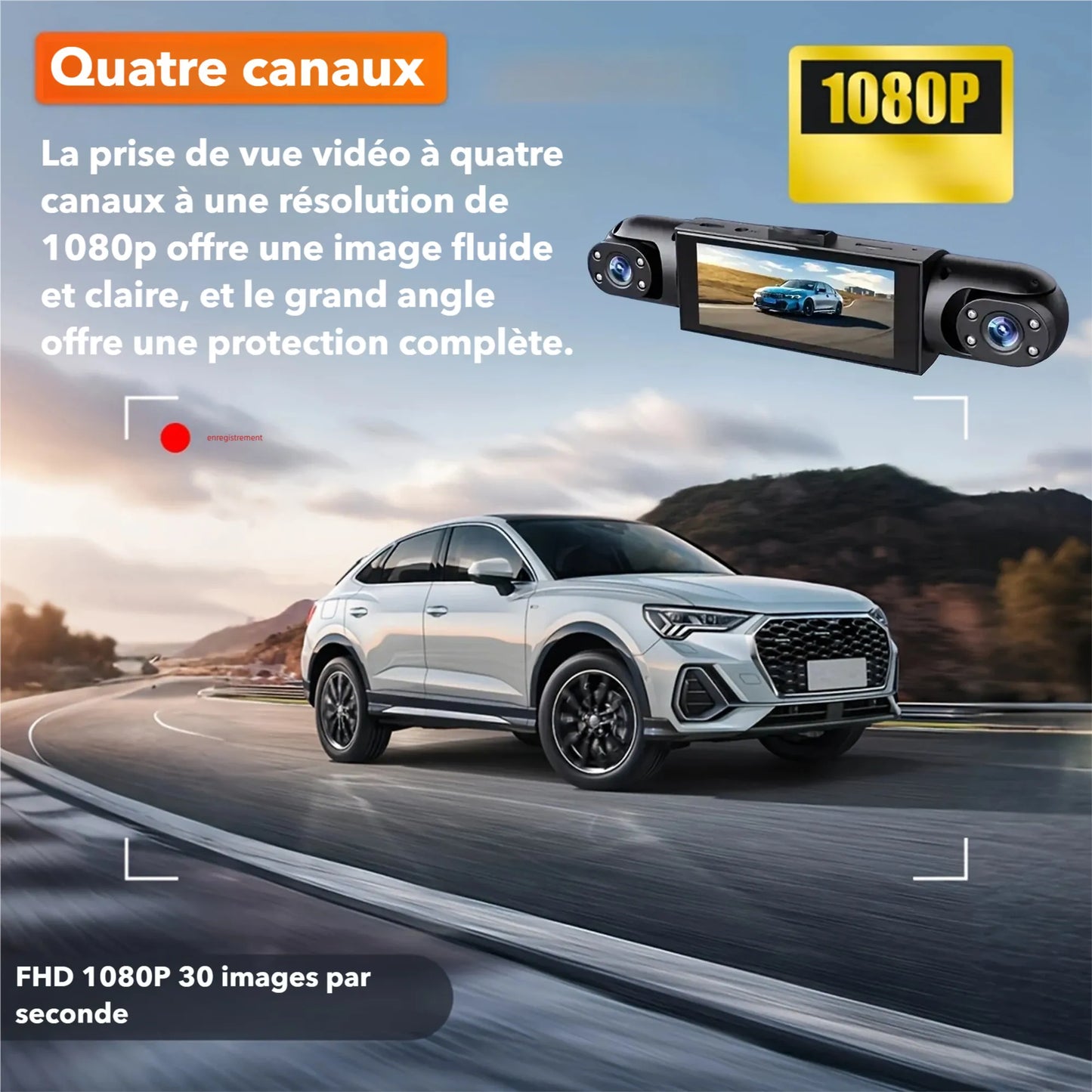 Driveonix Caméra Panorama 360 – Mode Parking