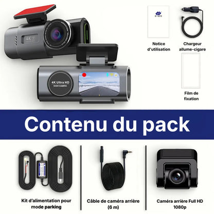 Driveonix Caméra Navis 4K - GPS - mode parking