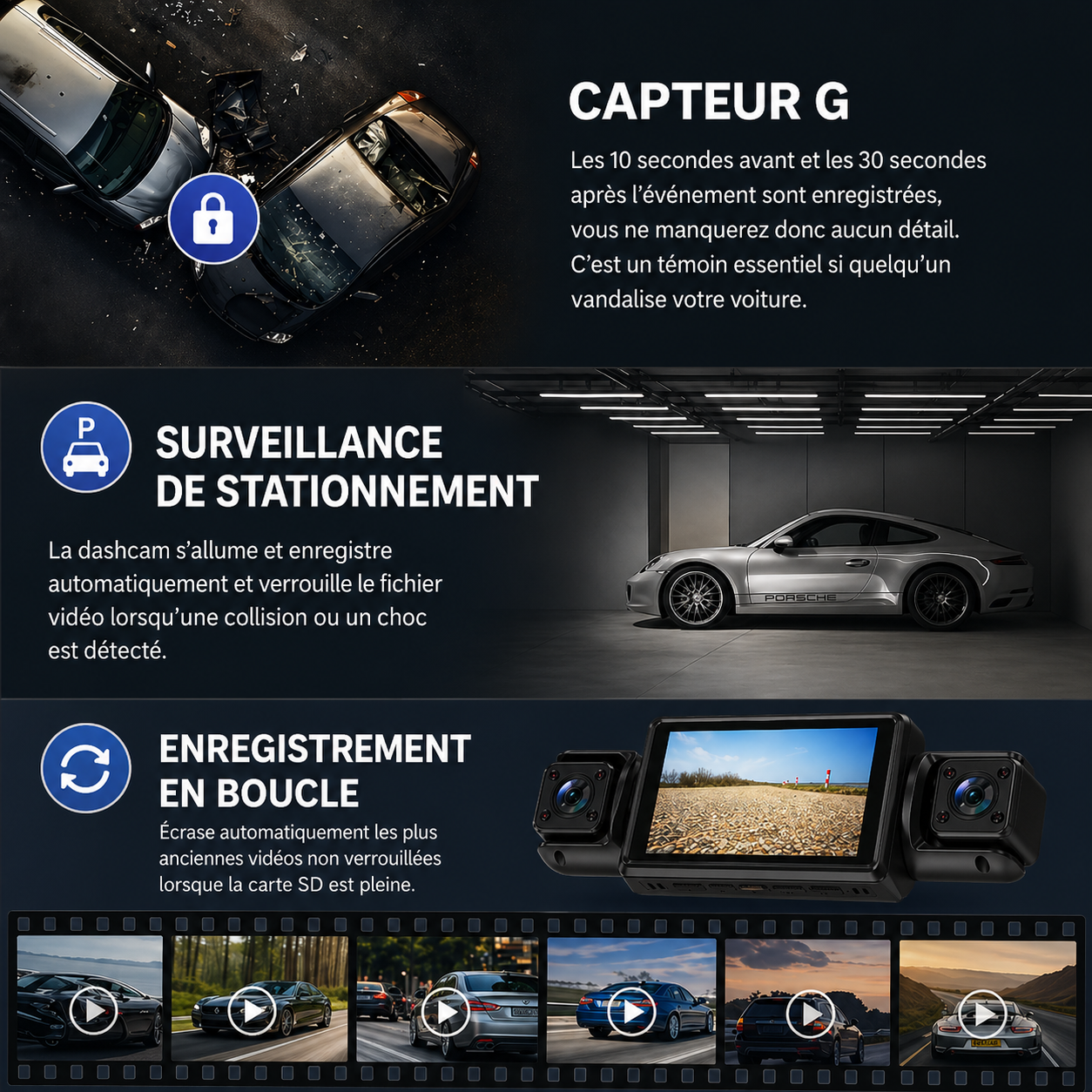 Driveonix Caméra Nomade 360
