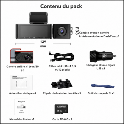 Driveonix Caméra Vision Pro – 4K (UHD)