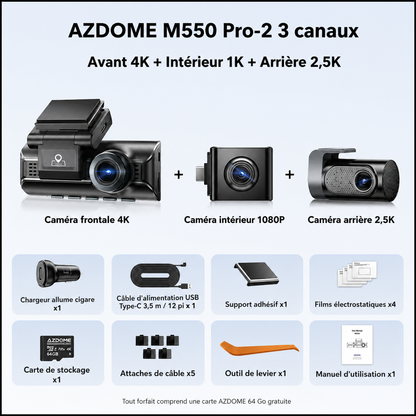 Driveonix Caméra Vision Pro – 4K (UHD)