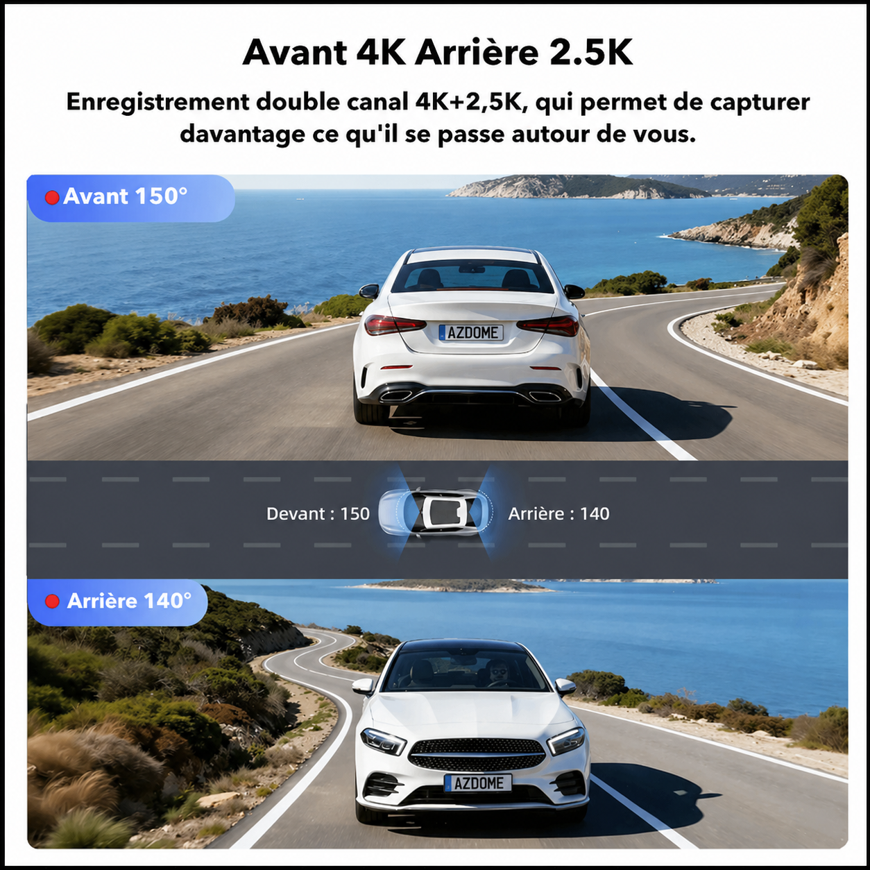 Driveonix Caméra Vision Pro – 4K (UHD)
